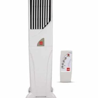 Cello Tower 25+ Air Cooler with Remote Control (White)